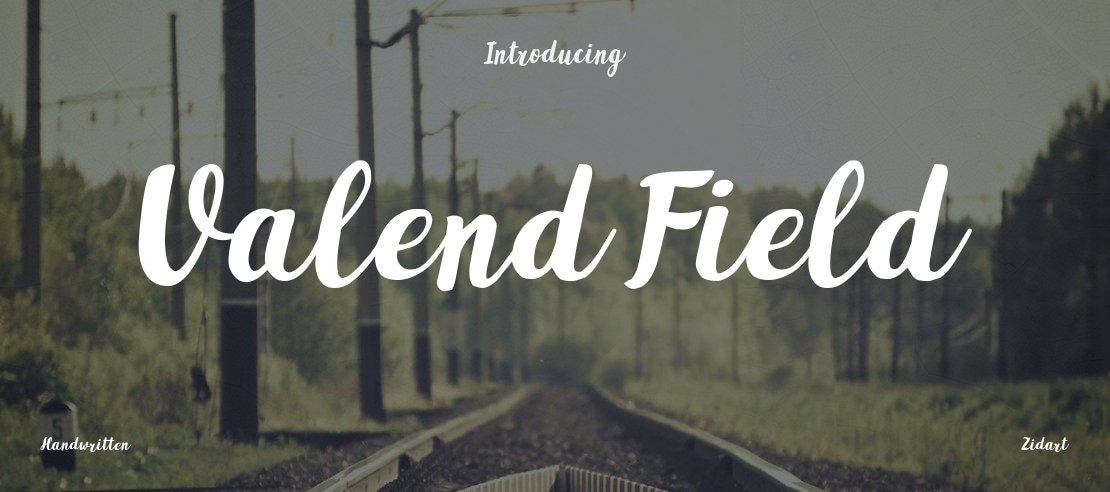 Valend Field Font