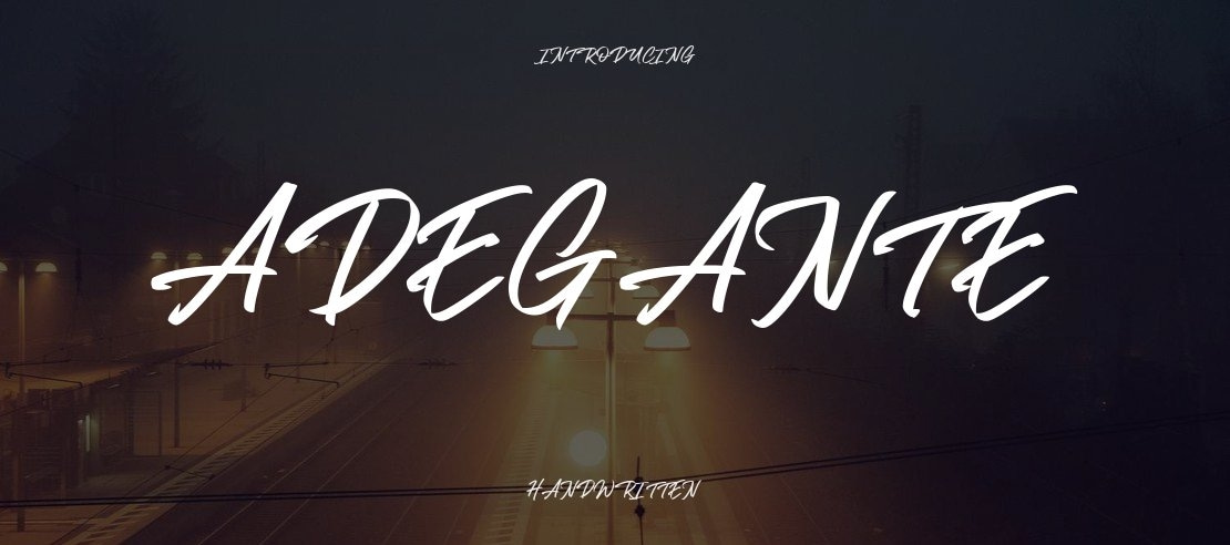 Adegante Font