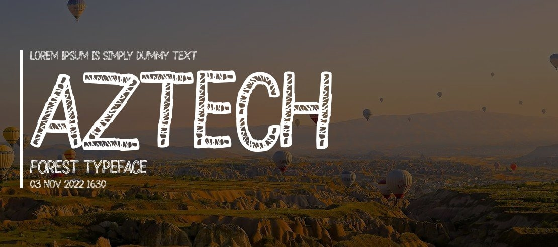 Aztech Forest Font