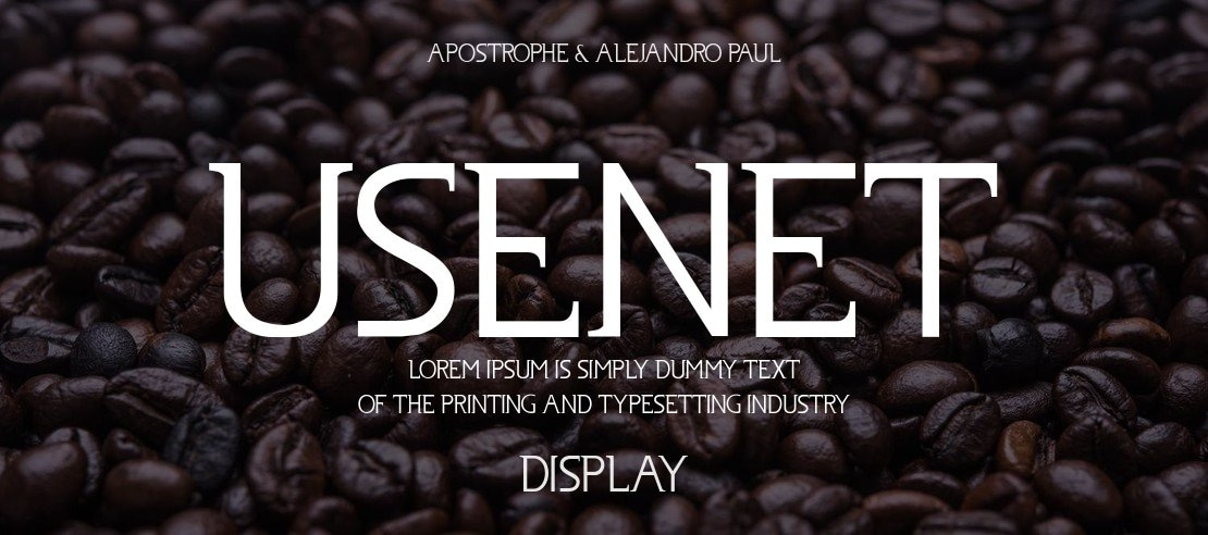 Usenet Font Family