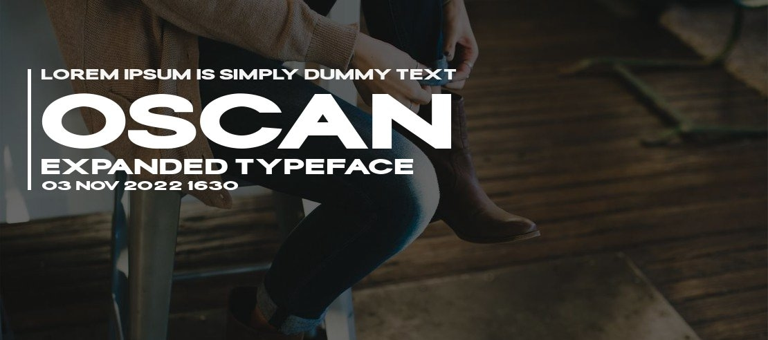 Oscan Expanded Font Family