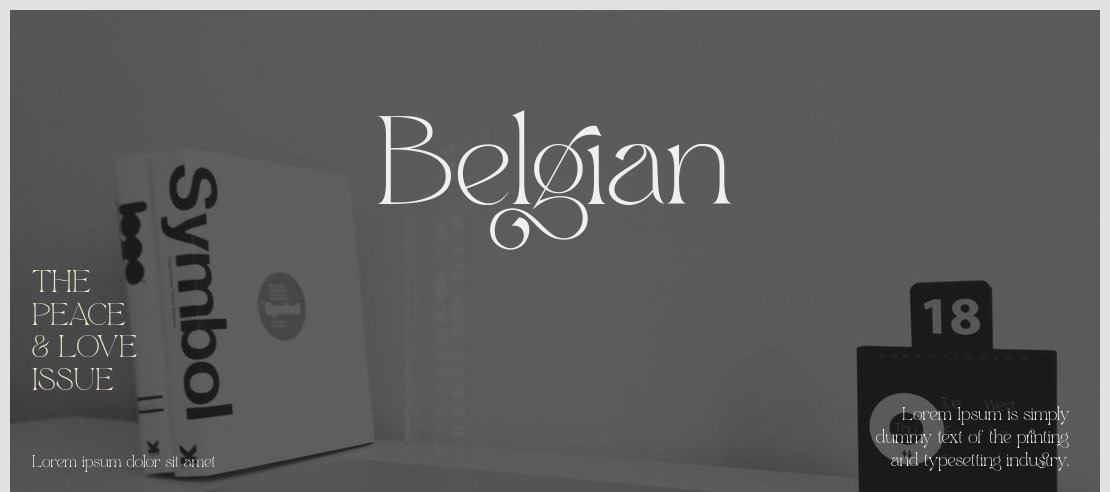 Belgian Font