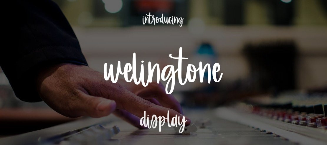 Welingtone Font