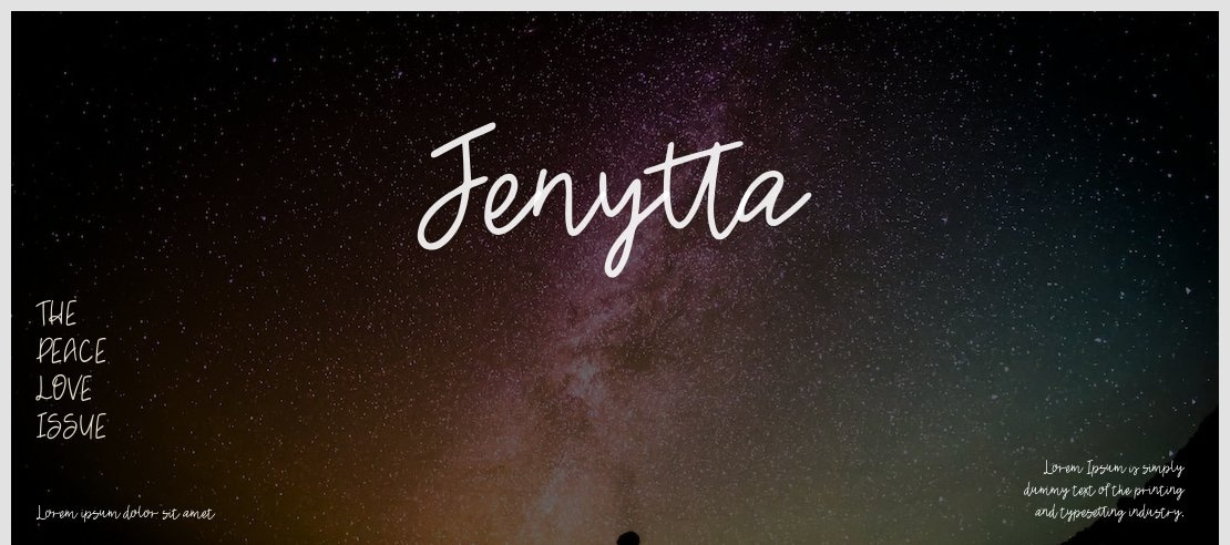 Jenytta Font