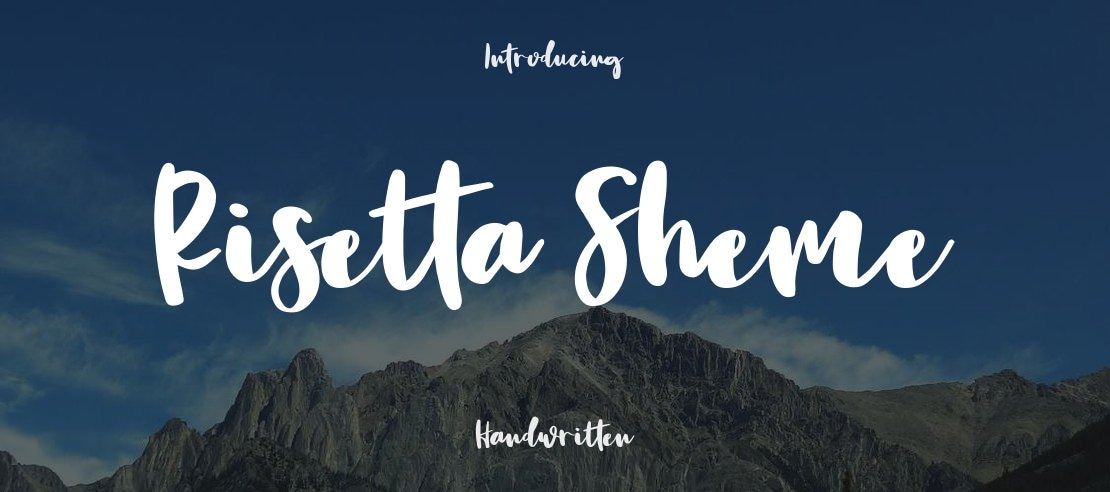 Risetta Sheme Font