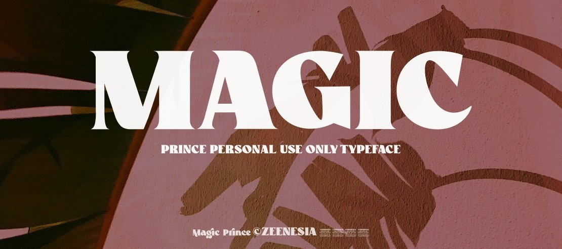 Magic Prince Personal Use Only Font