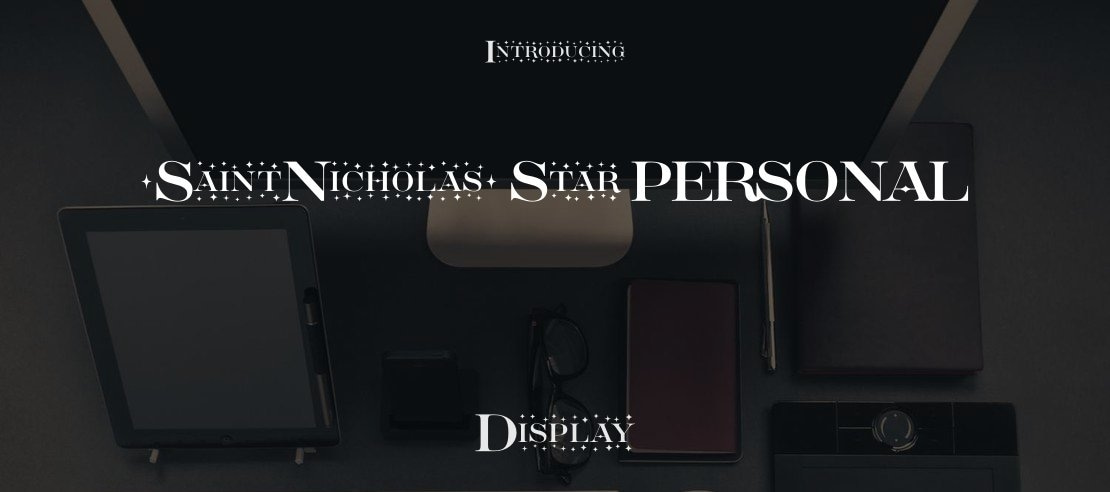 Saint Nicholas Star PERSONAL Font Family