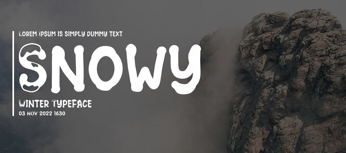 Snowy Winter Font