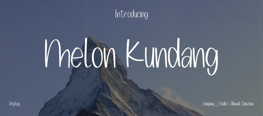 Melon Kundang Font