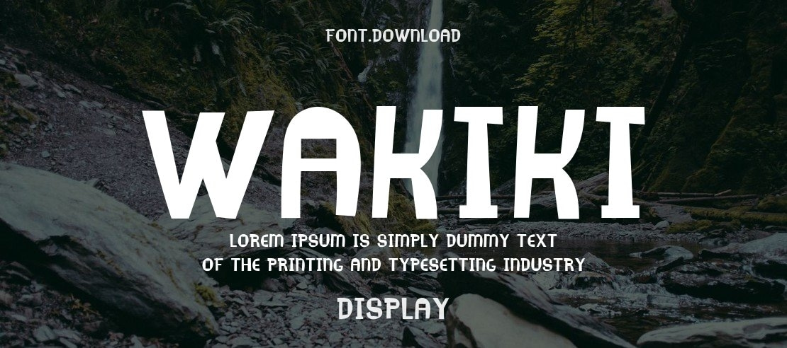 Wakiki Font