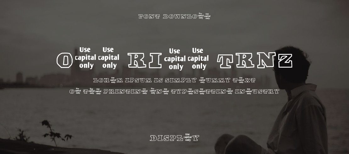 Off Ride Trnz Font