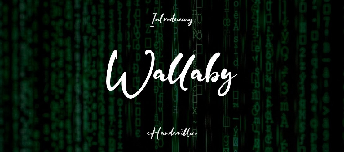 Wallaby Font