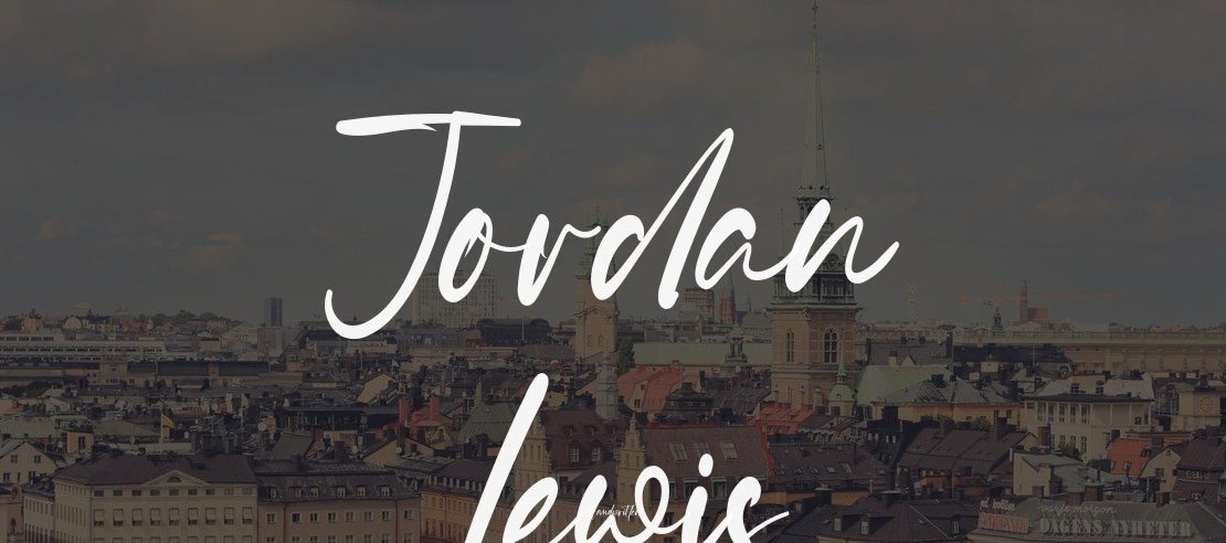 Jordan Lewis Font