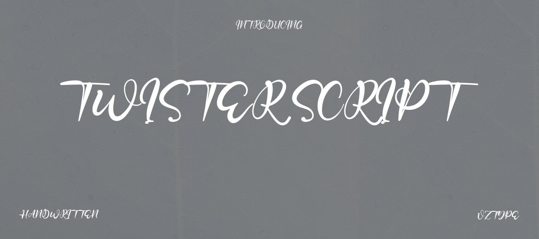 Twister Script Font