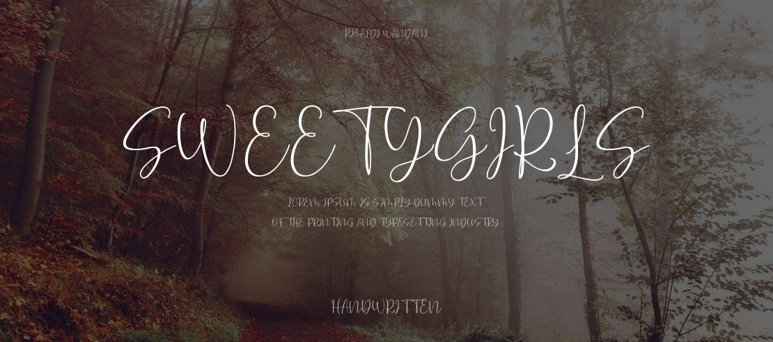 Sweetygirls Font