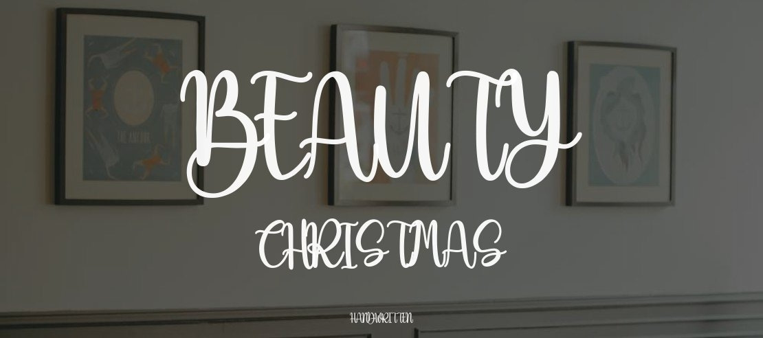Beauty Christmas Font