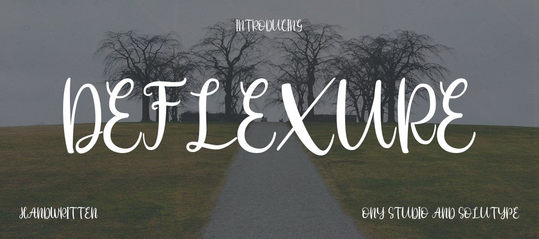 Deflexure Font