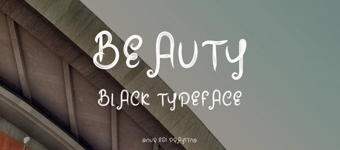 Beauty Black Font