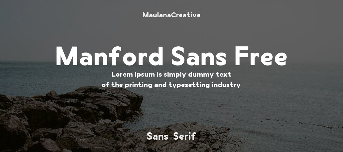 Manford Sans Free Font