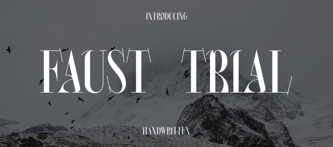 Faust_TRIAL Font Family