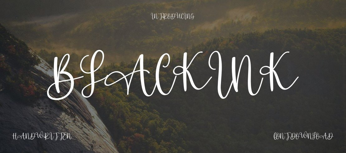 Blackink Font