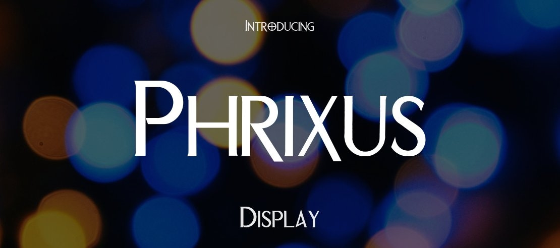 Phrixus Font