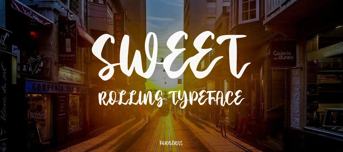 Sweet Rolling Font