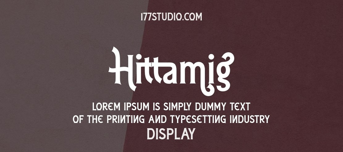 Hittamig Font