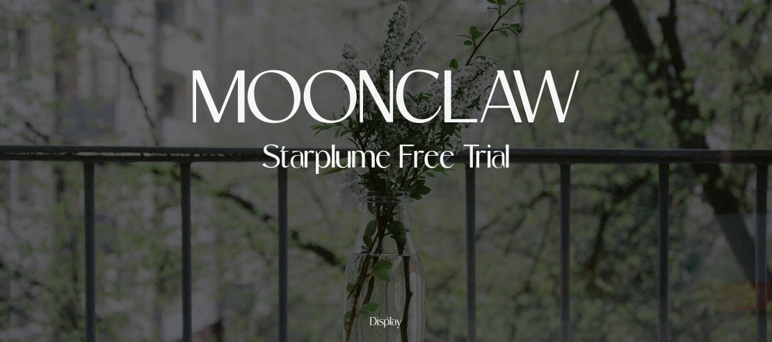 MOONCLAW Starplume Free Trial Font