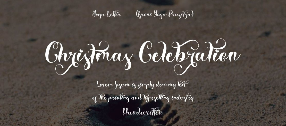 Christmas Celebration Font