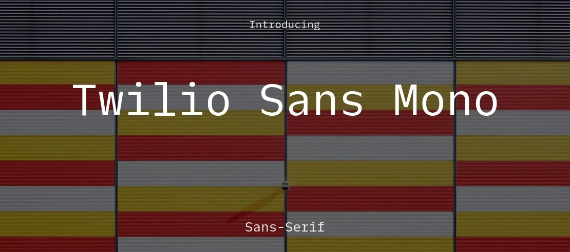 Twilio Sans Mono Font Family