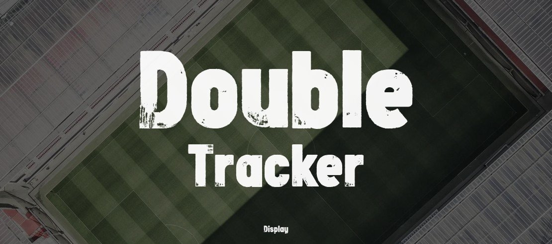 Double Tracker Font