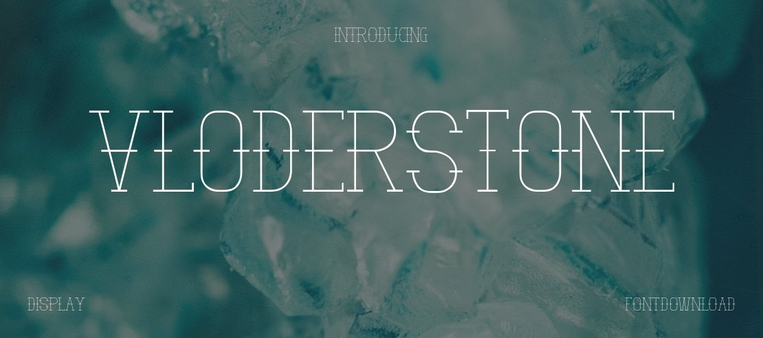 Vloderstone Font Family