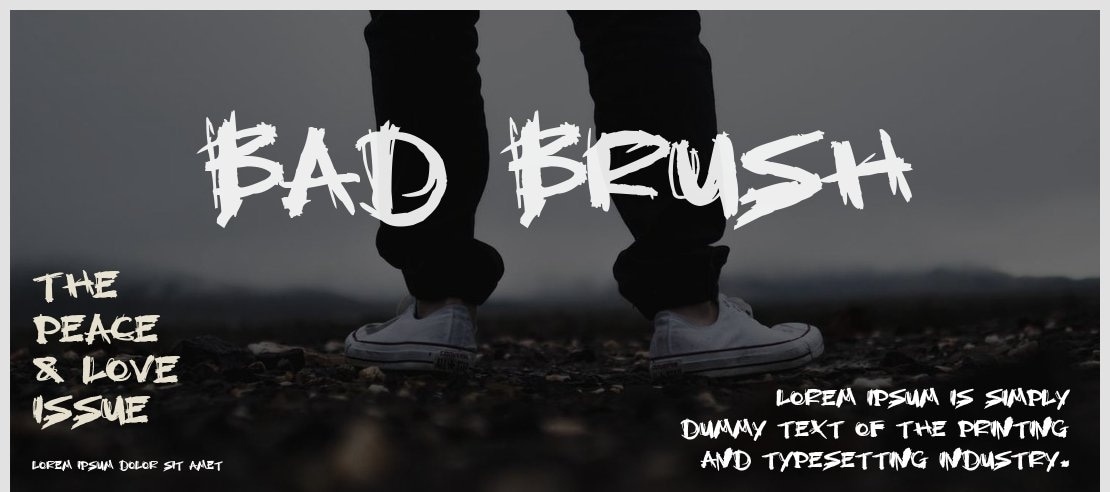 Bad Brush Font Family