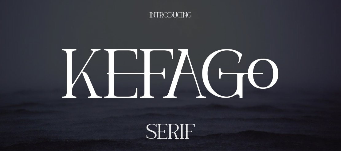 Kefago Font