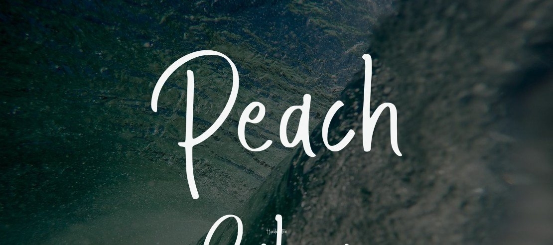 Peach Cakes Font
