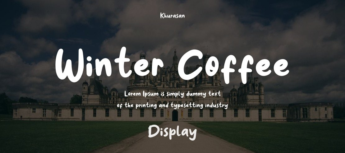 Winter Coffee Font