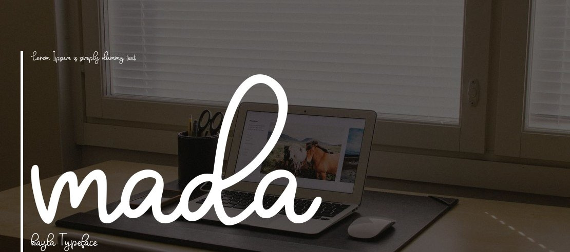 mada kayla Font