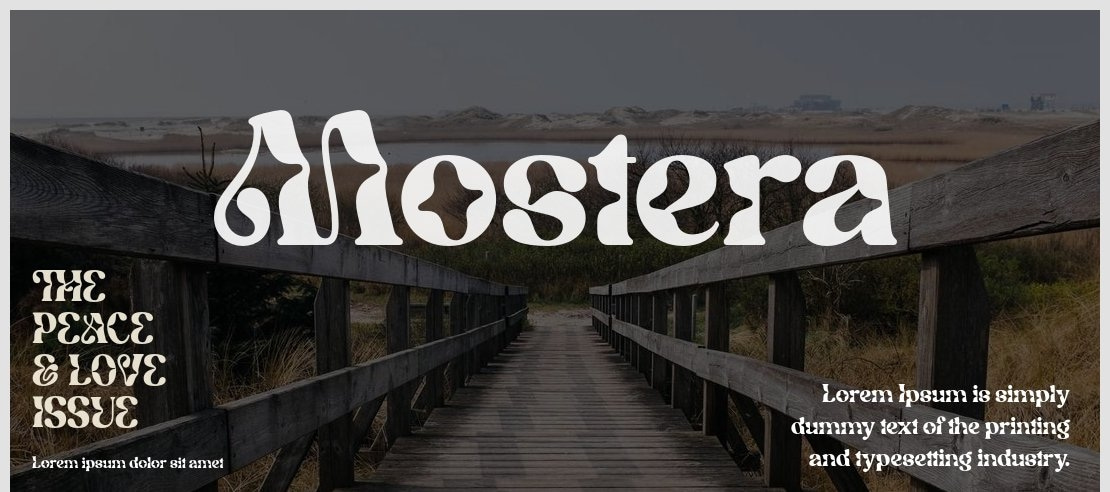 Mostera Font