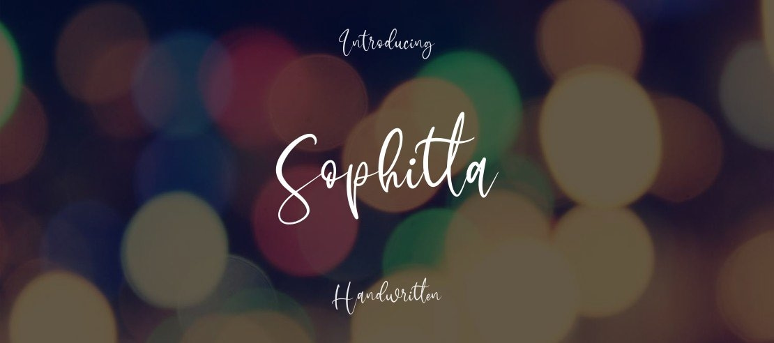 Sophitta Font Family