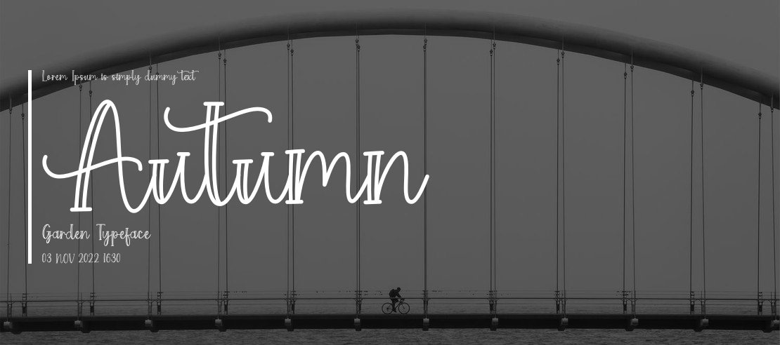 Autumn Garden Font