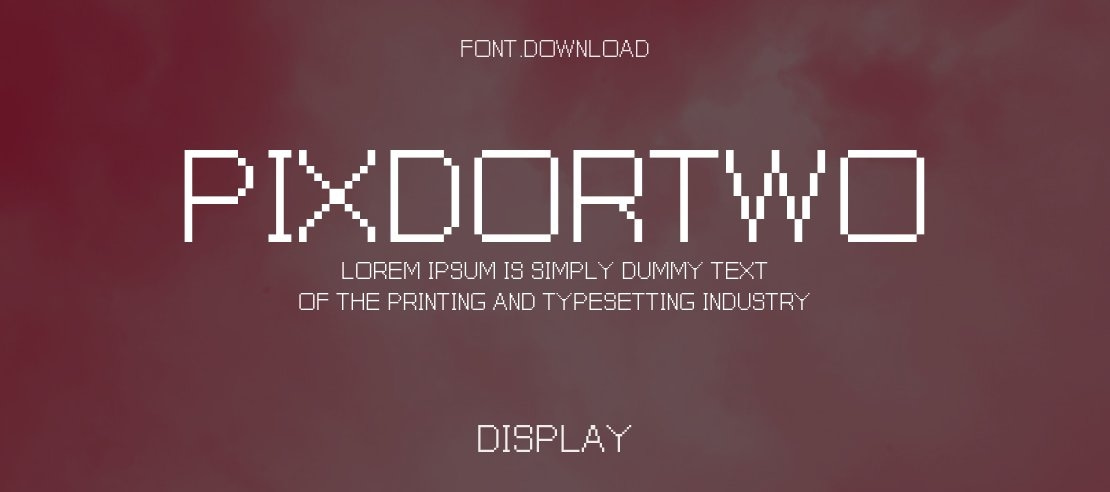 PixdorTwo Font