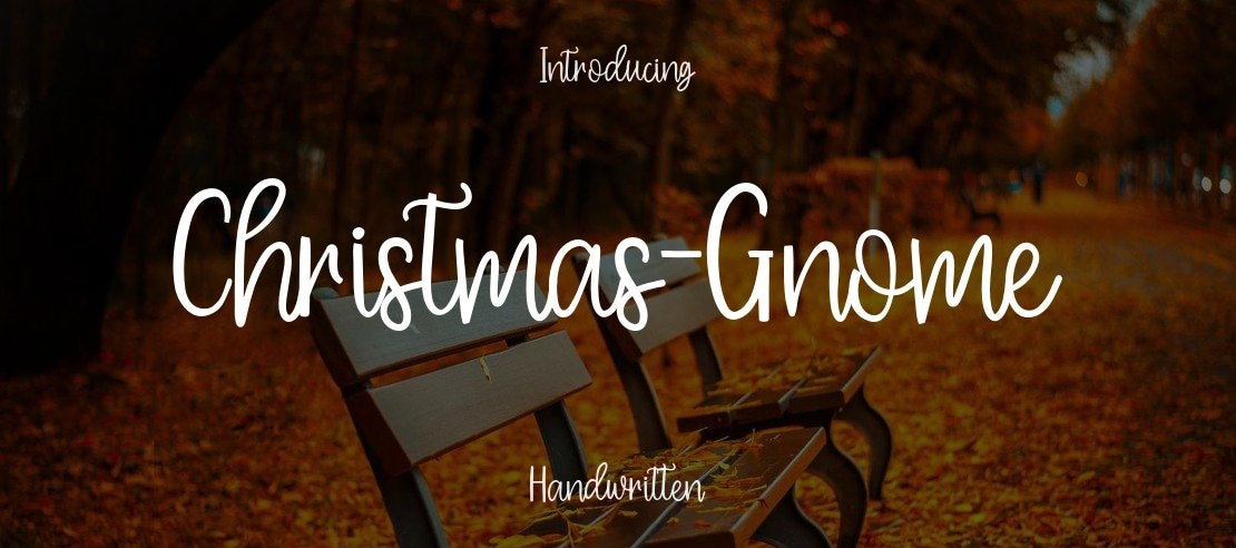 Christmas-Gnome Font