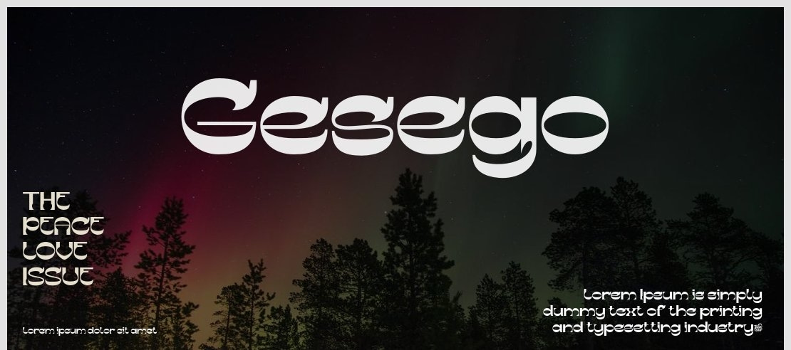 Gesego Font