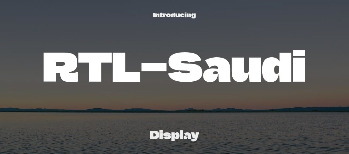 RTL-Saudi Font