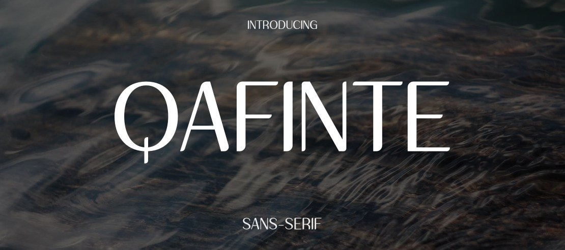 Qafinte Font