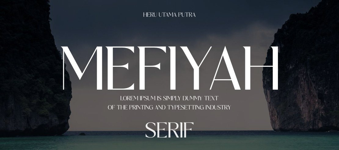 Mefiyah Font