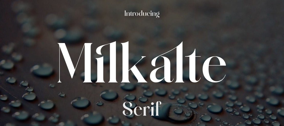 Milkalte Font