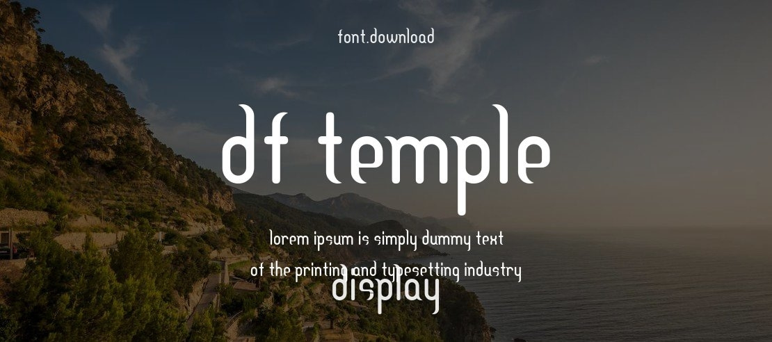 DF Temple Font