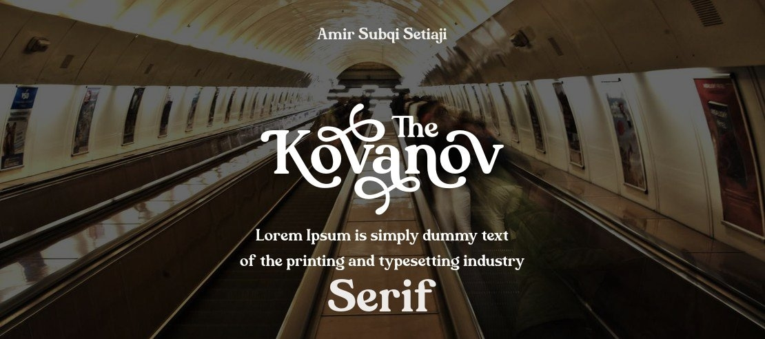 Kovanov Font